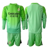 Real Madrid Målmand Udebanetrøje Børn 2025-26 Lange ærmer (+ bukser)