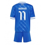 Real Madrid Rodrygo Goes #11 Tredje trøje Børn 2025-26 Kort ærmer (+ bukser)