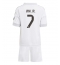 Real Madrid Vinicius Junior #7 Hjemmebanetrøje Børn 2025-26 Kort ærmer (+ bukser)