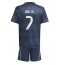 Real Madrid Vinicius Junior #7 Udebanetrøje Børn 2025-26 Kort ærmer (+ bukser)