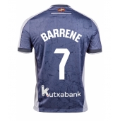 Real Sociedad Ander Barrenetxea #7 Udebanetrøje 2025-26 Kort ærmer