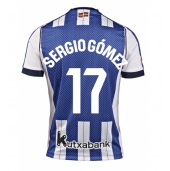 Real Sociedad Sergio Gomez #17 Hjemmebanetrøje 2025-26 Kort ærmer