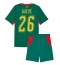 Senegal Pape Gueye #26 Udebanetrøje Børn VM 2026 Kort ærmer (+ bukser)