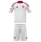 Sevilla Hjemmebanetrøje Børn 2025-26 Kort ærmer (+ bukser)