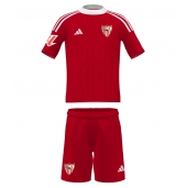 Sevilla Udebanetrøje Børn 2025-26 Kort ærmer (+ bukser)