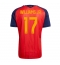 Spanien Nico Williams #17 Hjemmebanetrøje VM 2026 Kort ærmer