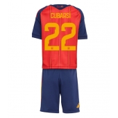 Spanien Pau Cubarsi #22 Hjemmebanetrøje Børn VM 2026 Kort ærmer (+ bukser)