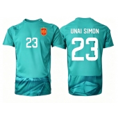 Spanien Unai Simon #23 Målmand Udebanetrøje VM 2026 Kort ærmer