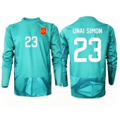 Spanien Unai Simon #23 Målmand Udebanetrøje VM 2026 Lange ærmer