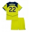 Tottenham Hotspur Brennan Johnson #22 Tredje trøje Børn 2025-26 Kort ærmer (+ bukser)