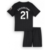 Tottenham Hotspur Dejan Kulusevski #21 Udebanetrøje Børn 2025-26 Kort ærmer (+ bukser)