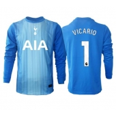 Tottenham Hotspur Guglielmo Vicario #1 Målmand Udebanetrøje 2025-26 Lange ærmer