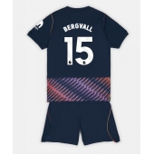 Tottenham Hotspur Lucas Bergvall #15 Udebanetrøje Børn 2026-27 Kort ærmer (+ bukser)