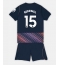 Tottenham Hotspur Lucas Bergvall #15 Udebanetrøje Børn 2026-27 Kort ærmer (+ bukser)
