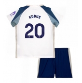 Tottenham Hotspur Mohammed Kudus #20 Hjemmebanetrøje Børn 2025-26 Kort ærmer (+ bukser)