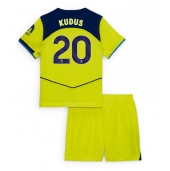 Tottenham Hotspur Mohammed Kudus #20 Tredje trøje Børn 2025-26 Kort ærmer (+ bukser)