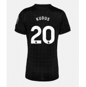 Tottenham Hotspur Mohammed Kudus #20 Udebanetrøje Dame 2025-26 Kort ærmer