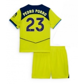 Tottenham Hotspur Pedro Porro #23 Tredje trøje Børn 2025-26 Kort ærmer (+ bukser)