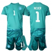 Tyskland Manuel Neuer #1 Målmand Hjemmebanetrøje Børn VM 2026 Kort ærmer (+ bukser)
