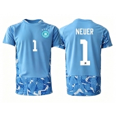 Tyskland Manuel Neuer #1 Målmand Udebanetrøje VM 2026 Kort ærmer
