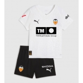 Valencia Hjemmebanetrøje Børn 2025-26 Kort ærmer (+ bukser)