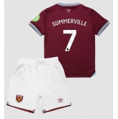 West Ham United Crysencio Summerville #7 Hjemmebanetrøje Børn 2025-26 Kort ærmer (+ bukser)