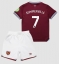 West Ham United Crysencio Summerville #7 Hjemmebanetrøje Børn 2025-26 Kort ærmer (+ bukser)
