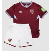 West Ham United Hjemmebanetrøje Børn 2025-26 Kort ærmer (+ bukser)