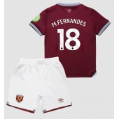 West Ham United Mateus Fernandes #18 Hjemmebanetrøje Børn 2025-26 Kort ærmer (+ bukser)