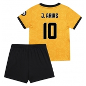 Wolves Jhon Arias #10 Hjemmebanetrøje Børn 2025-26 Kort ærmer (+ bukser)