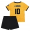 Wolves Jhon Arias #10 Hjemmebanetrøje Børn 2025-26 Kort ærmer (+ bukser)