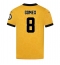 Wolves Joao Gomes #8 Hjemmebanetrøje 2025-26 Kort ærmer