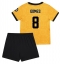 Wolves Joao Gomes #8 Hjemmebanetrøje Børn 2025-26 Kort ærmer (+ bukser)