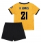 Wolves Rodrigo Gomes #21 Hjemmebanetrøje Børn 2025-26 Kort ærmer (+ bukser)